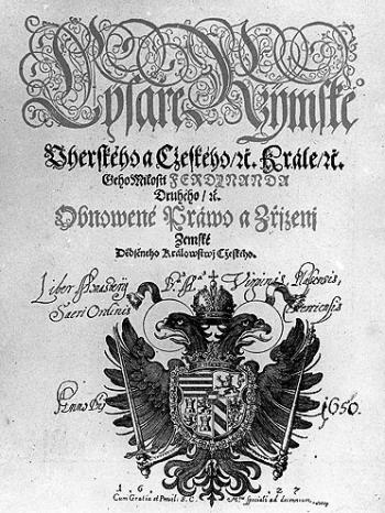 Obnovené řízení zemské Ferdinanda II. Obnovené řízení zemské Ferdinanda II.