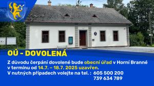 Uzavření úřadu během léta